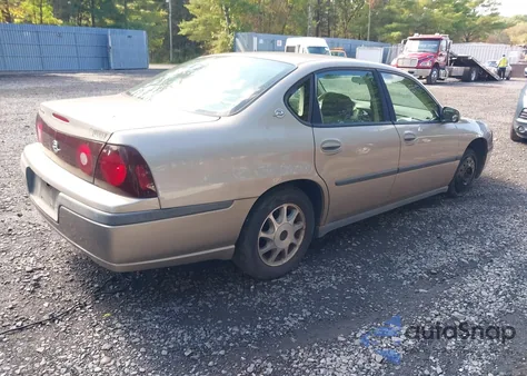2003 Chevrolet Impala from USA, damaged, VIN 2G1WF52E139285180